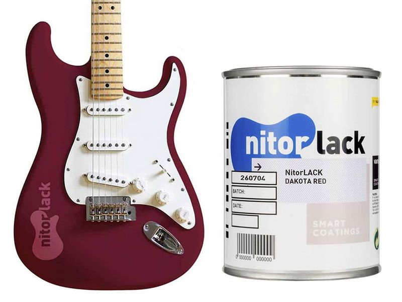 NitorLACK Nitrocellulose Paint Dakota Red - 500ml can
