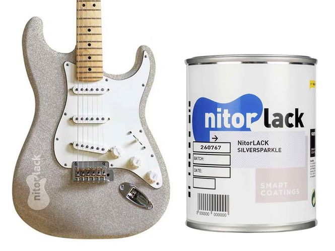 Hovedbilde NitorLACK Nitrocellulose Paint Silversparkle - ...
