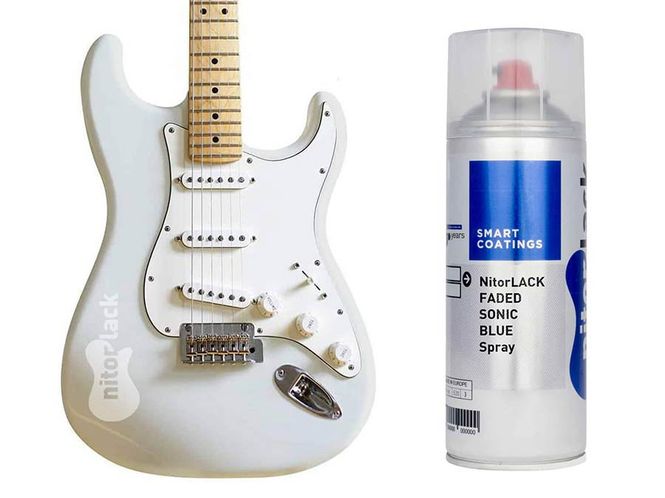 Hovedbilde NitorLACK Nitrocellulose Paint Faded Sonic Blue - ...