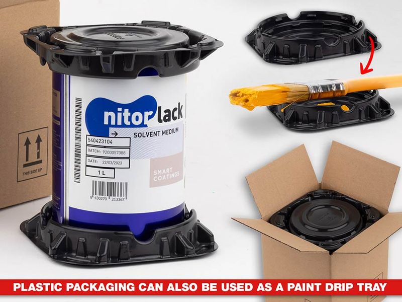 NitorLACK Nitrocellulose Paint - Relic Gloss Clear - 1L Can