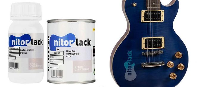 Hovedbilde NitorLACK polyurethane paint translucent blue - ...