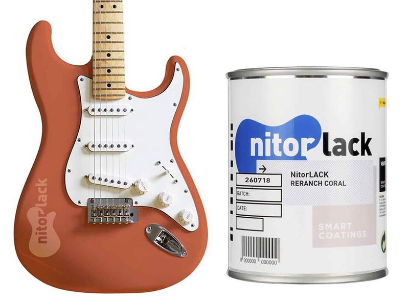 NitorLACK Nitrocellulose Paint Coral Pink - 500ml can