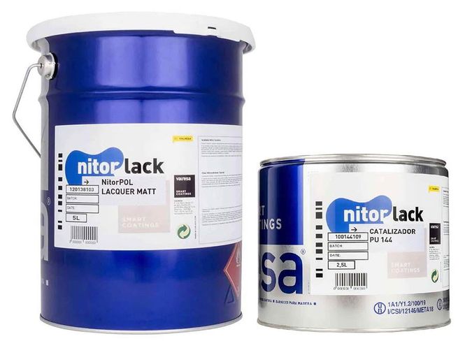 Hovedbilde NitorLACK polyurethane lacquer, gloss matte - 5L ...