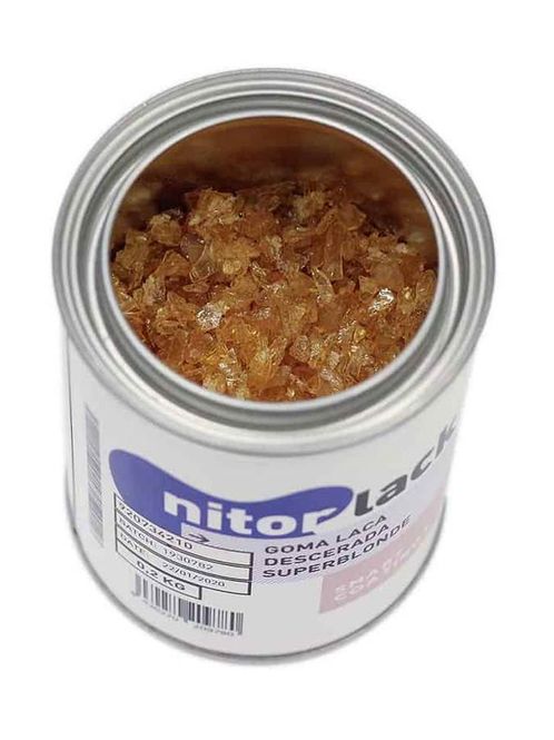 Hovedbilde NitorLACK dewaxed superblonde shellac - 200g can