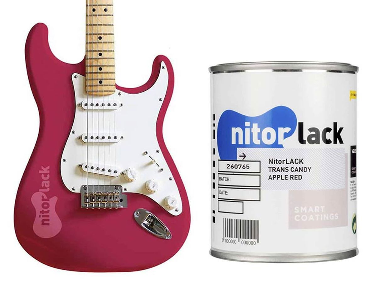 NitorLACK Nitrocellulose Paint Trans Candy Apple Red - 500ml can