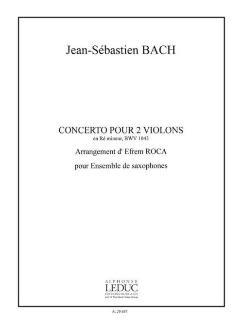 Hovedbilde Concerto for 2 Violins in D minor