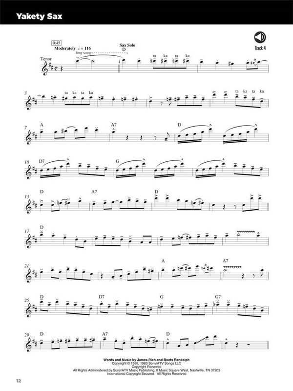 25 Great Sax Solos
