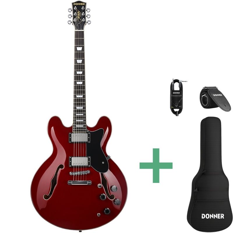 Donner DJP-1000R el-gitar red