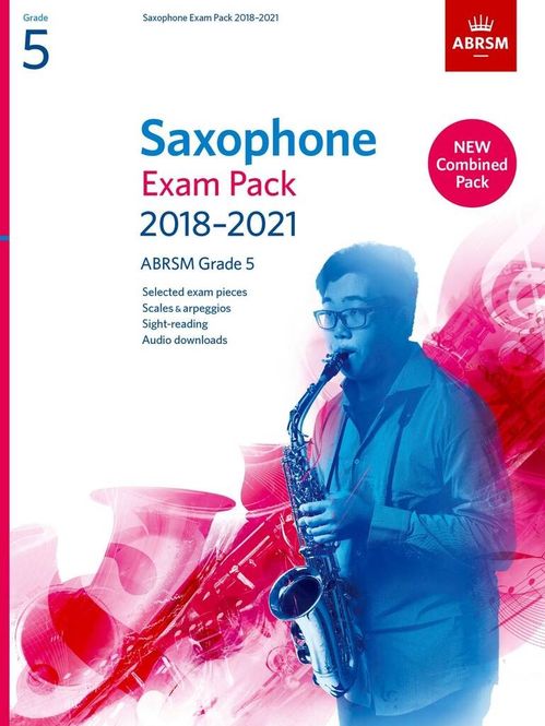 Hovedbilde Saxophone Exam Pack Grade 5 2018-2021
