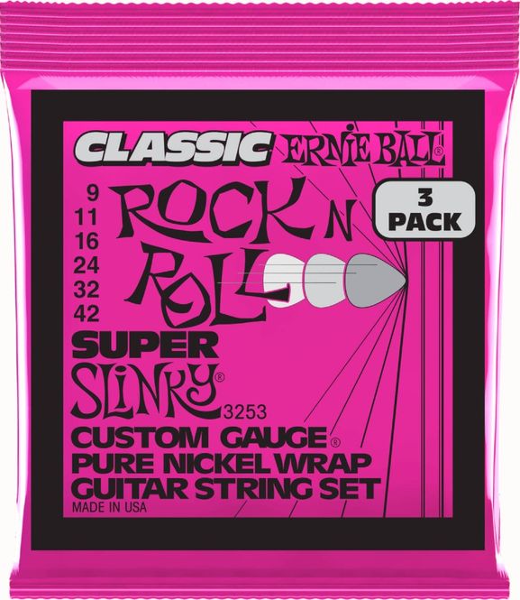 Hovedbilde Ernie Ball 3253 Classic Super Slinky - 3-pack