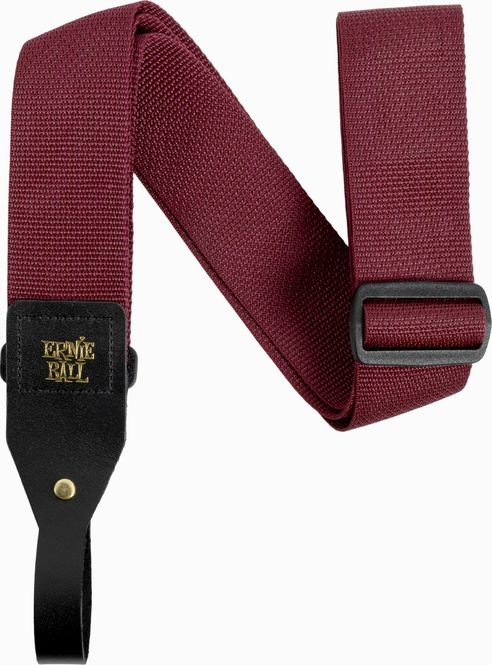 Hovedbilde Ernie Ball P05367 Acoustic Strap Polypro Burgundy