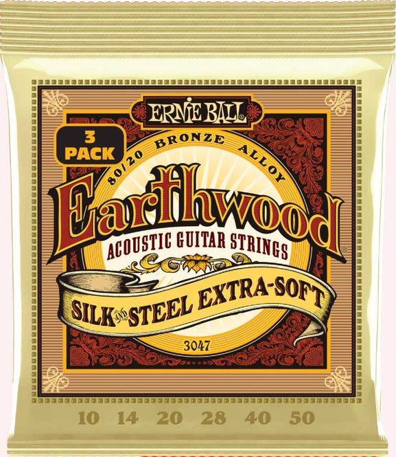 Hovedbilde Ernie Ball 3047 Earthwood Silk & Steel Extra Soft ...