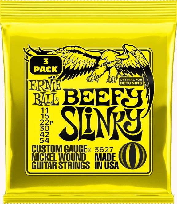 Hovedbilde Ernie Ball 3627 Beefy Slinky Nickel 3-Pack