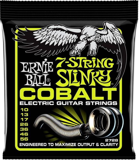 Hovedbilde Ernie Ball 2728 7-String Cobalt Regular Slinky