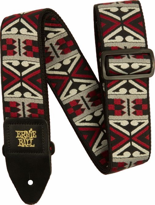 Hovedbilde Ernie Ball 5339 Primal Red, Jacquard Strap