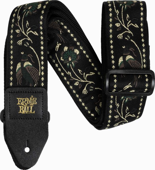 Hovedbilde Ernie Ball 5372 Black Pleasant Pheasant Strap