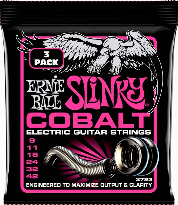Hovedbilde Ernie Ball 3723 Cobalt Super Slinky 3-Pack