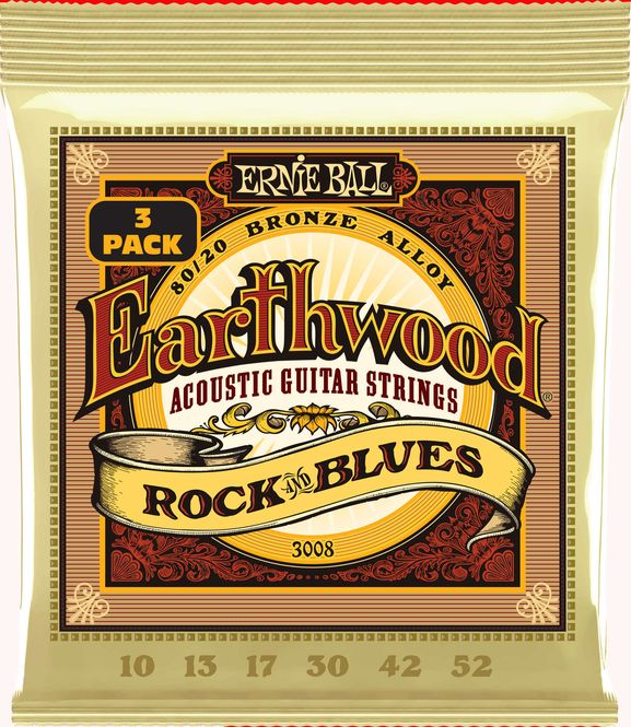 Hovedbilde Ernie Ball 3008 Earthwood 80/20 Rock & Blues ...