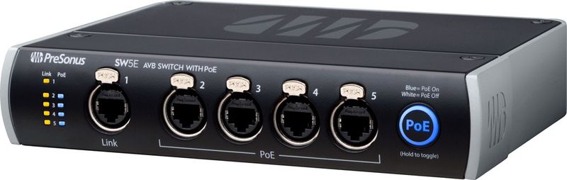 PreSonus SW5E - Network switch & bridge