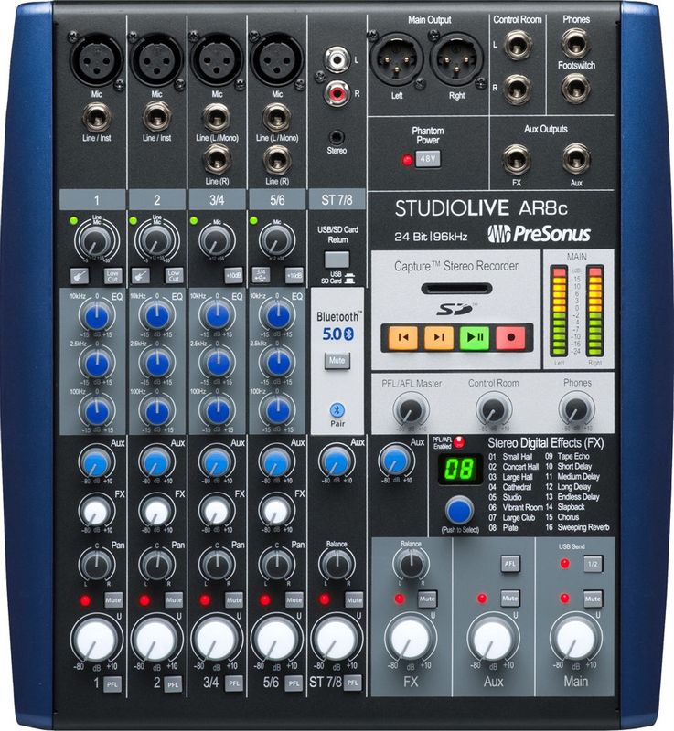PreSonus StudioLive AR8c - Analog mixer