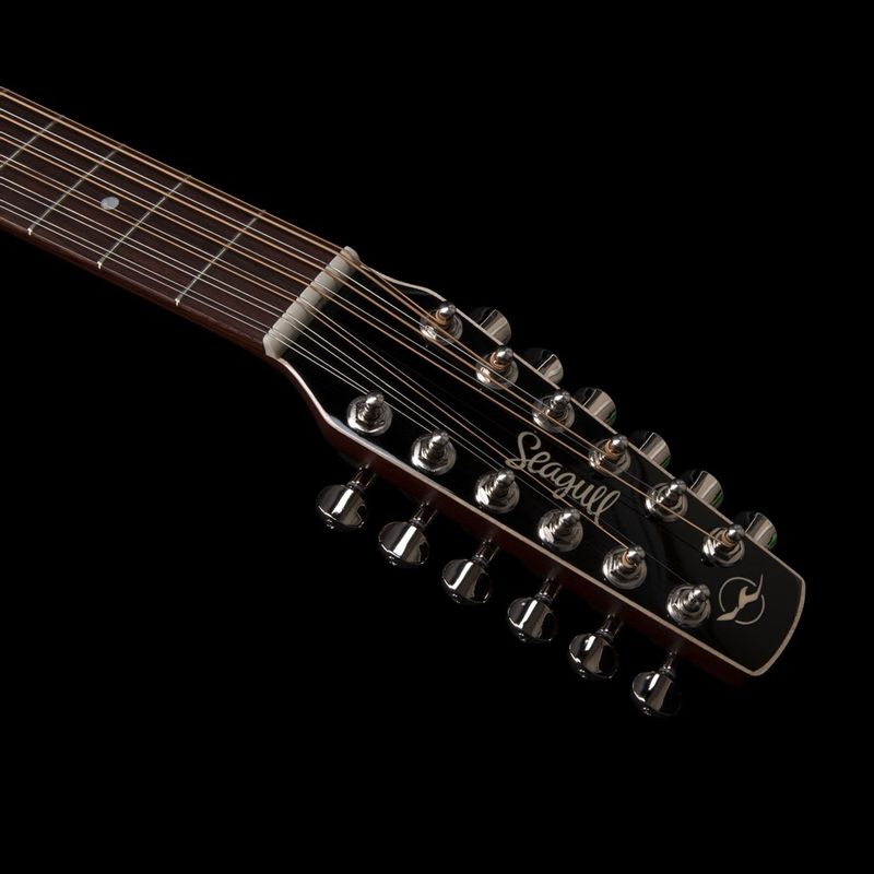 Seagull S12 Spruce Sunburst Gloss Top Presys II Concert hall guitar