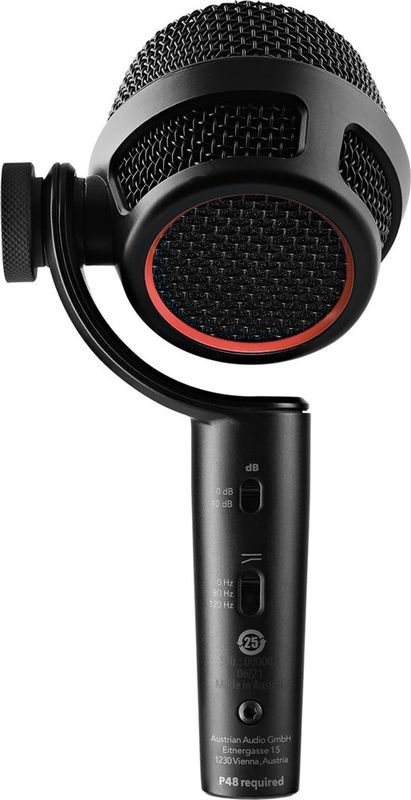 Austrian Audio OD5 Instrumentmikrofon, aktiv dynamisk, Inkl. OCH8 Mic Clip & MSC väska