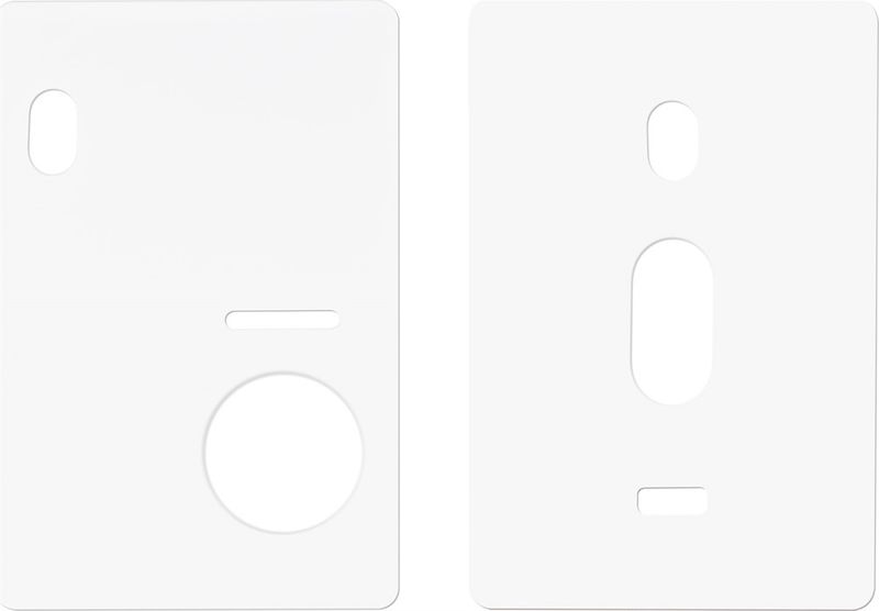 Austrian Audio Set of 2 front and 2 back plates in white/ black colour, without printing on it, for personal customization