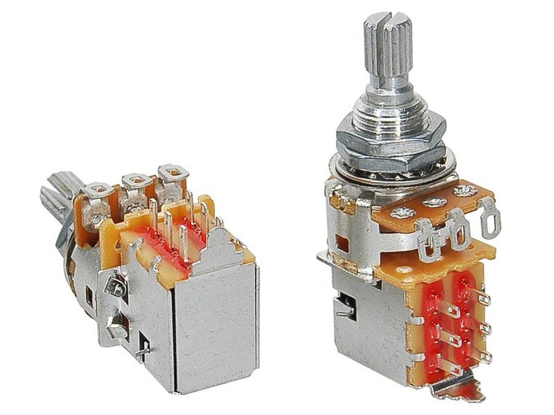 Alpha 250K Audio Potentiometer Push-Pull
