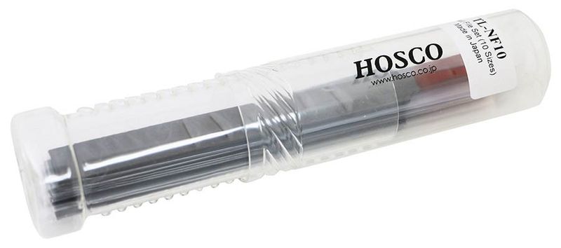 Hosco Japan Thin Nut File Set (10 pcs)