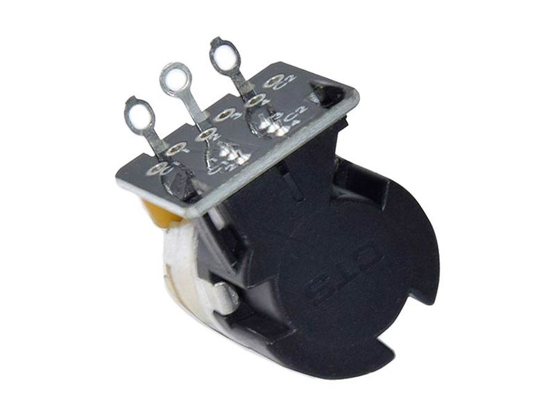 CTS USA 250K DPDT push-pull audio potentiometer, standard length bushing .375