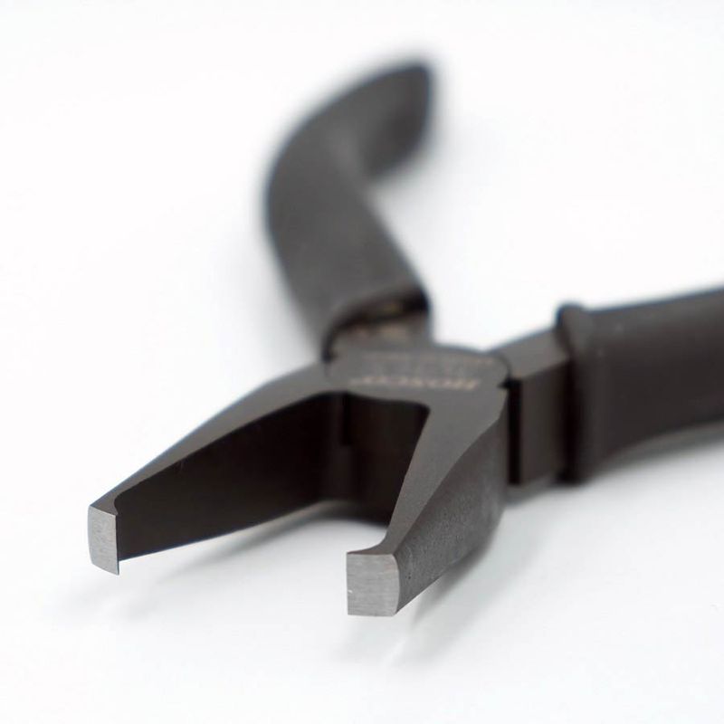 Hosco Japan H-TL-TC5 fret puller, carbon steel, blade width 5,0mm, flat blade thickness 0,40mm