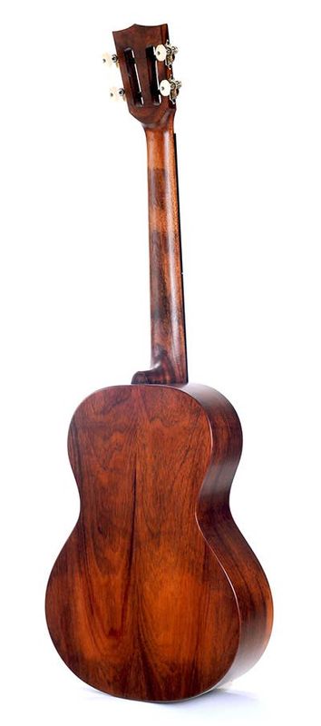 Mahalo Historic Series, all solid baritone ukulele, historic brown, with heavy duty bag