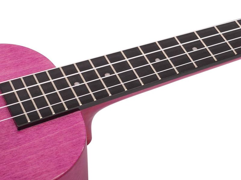 Mahalo Island Series, concert ukulele, berry crush, with bag