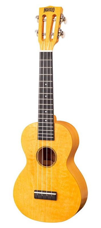 Mahalo Island Series, concert ukulele, sun flower, with bag