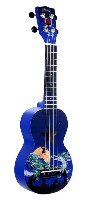 Hovedbilde Mahalo Art Series, soprano ukulele NINJA, with ...