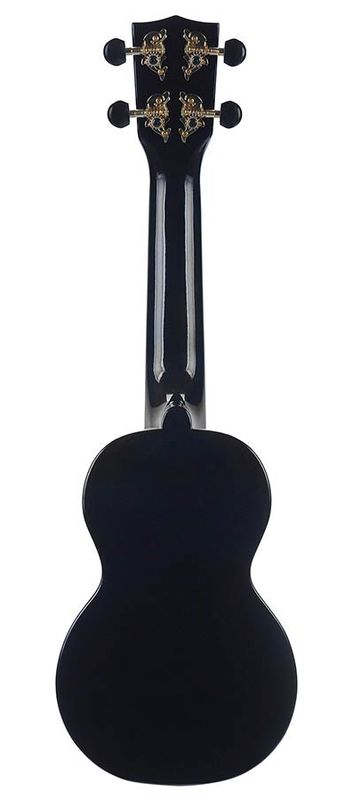 Mahalo Art Series, soprano ukulele HEART, black, with bag