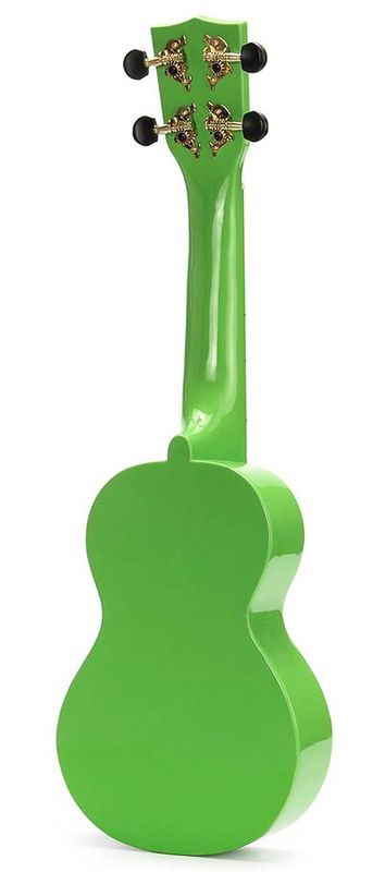 Mahalo Smiley Series, soprano ukulele, green, with bag