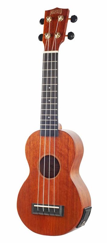 Mahalo Java Series, soprano ukulele, 1V+1T (MVT2), vintage natural, with bag