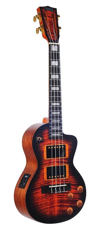 Mahalo Artist Elite Series, tenor ukulele ELECTRIC GUITAR, with MEQ2 9v preamp, with bag
