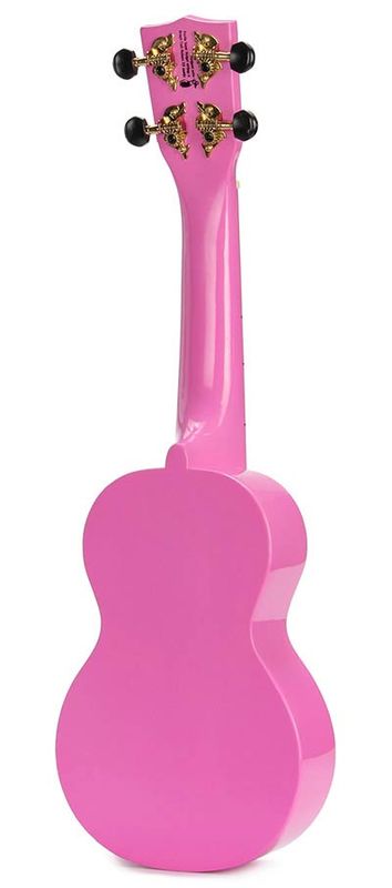 Mahalo Rainbow Series, soprano ukulele, pink, with bag