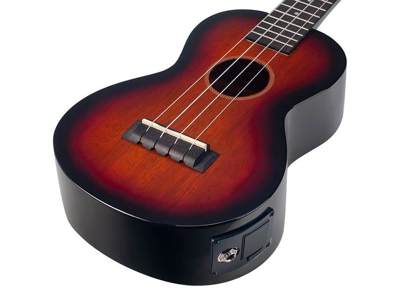Mahalo Java Series, concert ukulele, 1V+1T (MVT2), 3 tone sunburst, with padded bag & strap