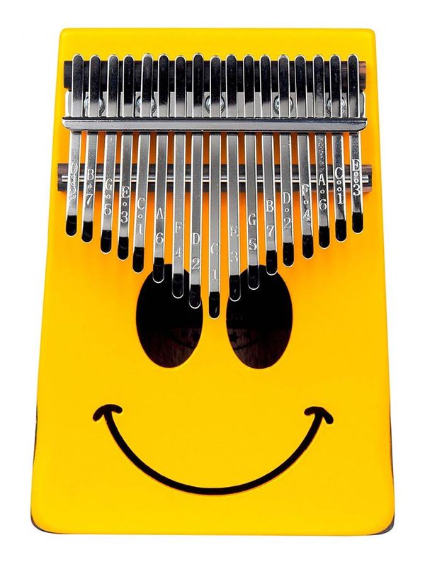 Mahalo  kalimba 17 keys SMILE, with tuning hammer and bag