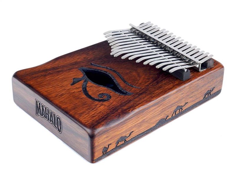 Mahalo  kalimba 17 keys PHARAOH, with tuning hammer and bag