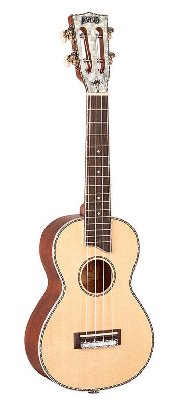 Mahalo Pearl Series, solid top concert ukulele, natural, with bag