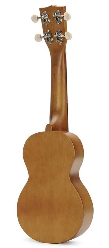Mahalo Smiley Series, soprano ukulele, transparent brown, with bag