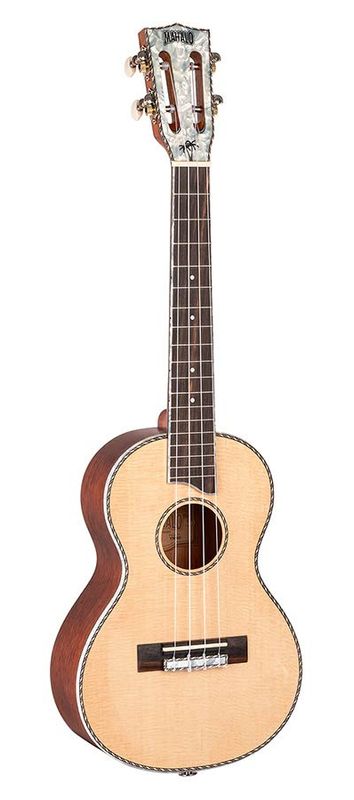 Mahalo Pearl Series, solid top tenor ukulele, natural, with bag