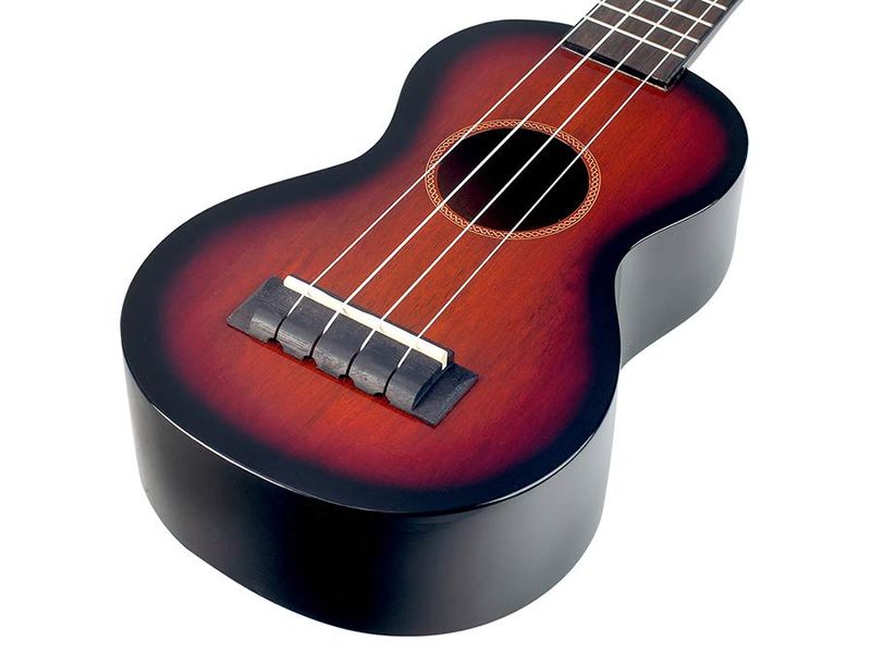 Mahalo Java Series, soprano ukulele, 3 tone sunburst, with bag