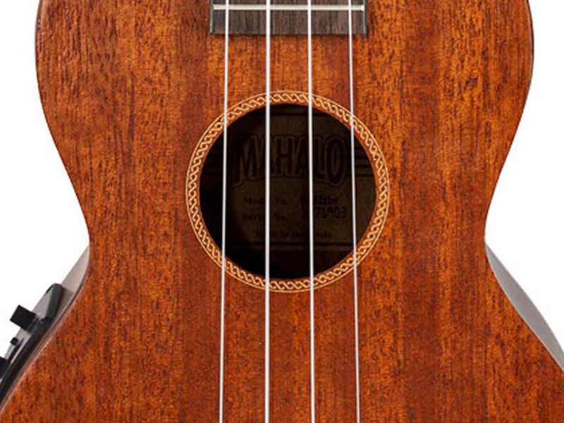 Mahalo Java Series, concert ukulele, 1V+1T (MVT2), trans brown, with padded bag & strap