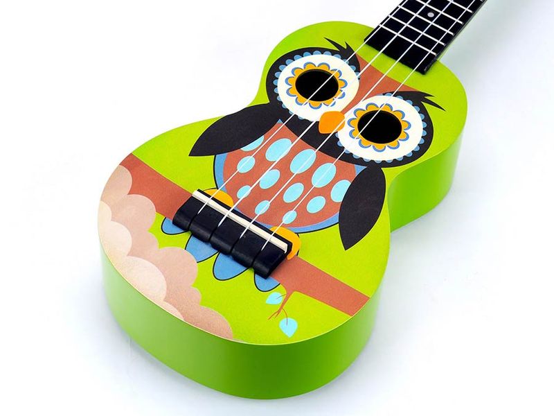 Mahalo Art Series, soprano ukulele OWL, with bag