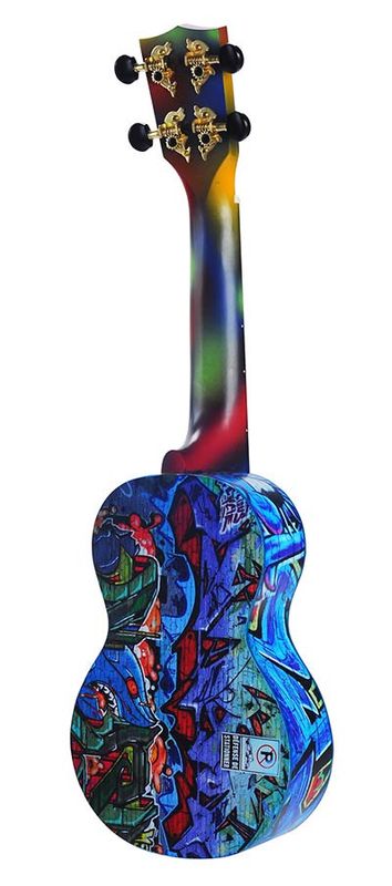 Mahalo Art Series, soprano ukulele GRAFITI, with bag